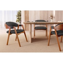 Kit 4 Cadeiras para Mesa de Jantar Gaia - 3