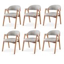 Ver imagem 2 de Kit 6 Cadeiras para Mesa de Jantar Gaia