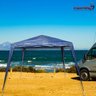 Tenda Montável Gazebo Barraca Praia Piscina Chácara Feira Eventos 3x3M Proteção UV Bolsa Transporte  - 8