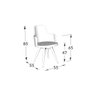 Cadeira J Marcon Tina Giratoria Freijo - 8