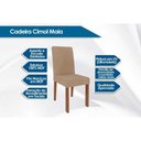 Ver imagem 4 de Conjunto: Mesa de Cozinha Maitê Tampo Madeirado 130x80cm e 4 Cadeiras Maia Cinamomo - Cinamomo/