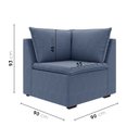 Ver imagem 3 de Sofá Modular de Canto 90cm Zen CabeCasa MadeiraOriginals