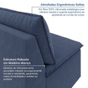 Ver imagem 6 de Sofá Modular de Canto 90cm Zen CabeCasa MadeiraOriginals