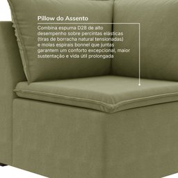 Sofá Modular de Canto 90cm Zen CabeCasa MadeiraMadeira - 5