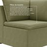 Sofá Modular de Canto 90cm Zen CabeCasa MadeiraOriginals - 5