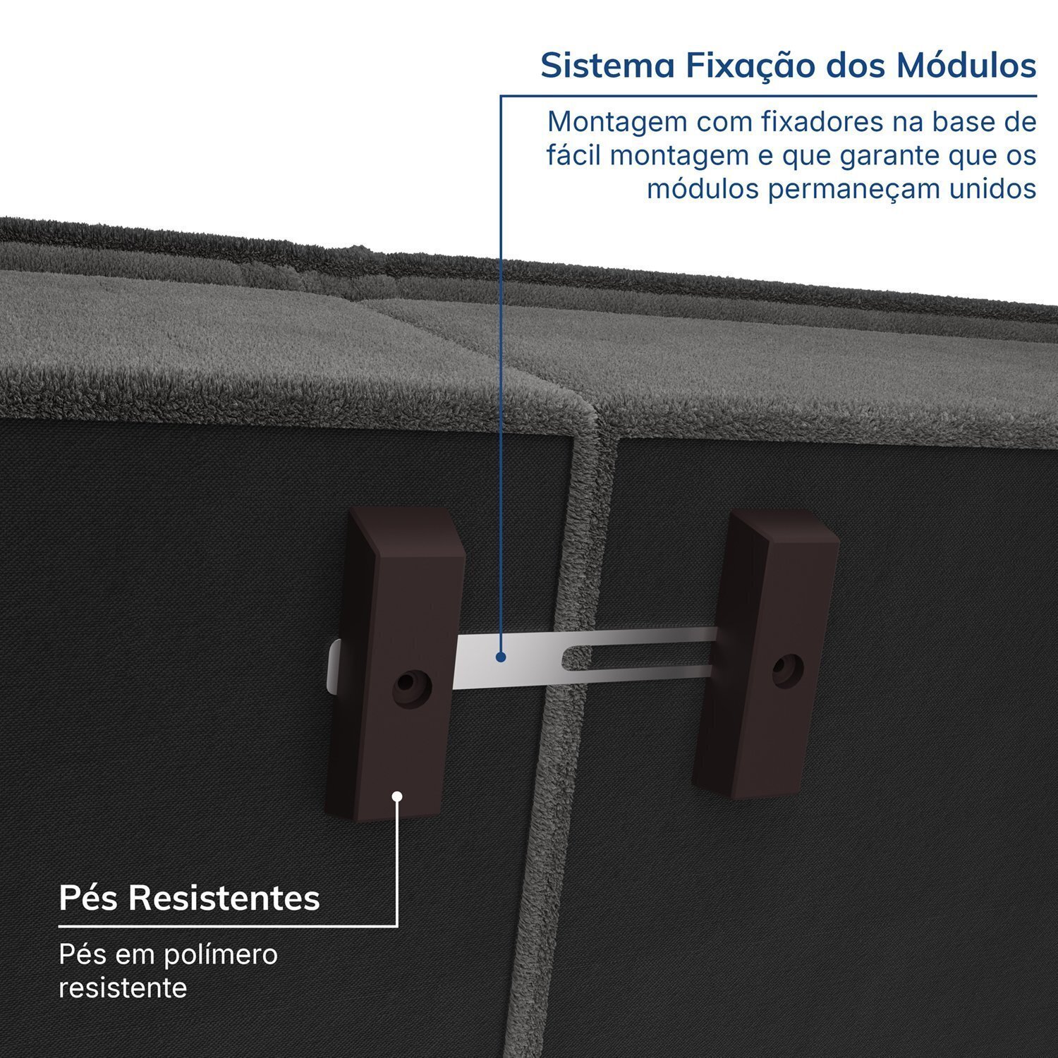 Sofá Modular de Canto 90cm Zen Cabecasa Madeiramadeira - 4