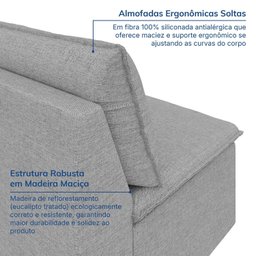 Sofá Modular de Canto 90cm Zen CabeCasa MadeiraMadeira - 6