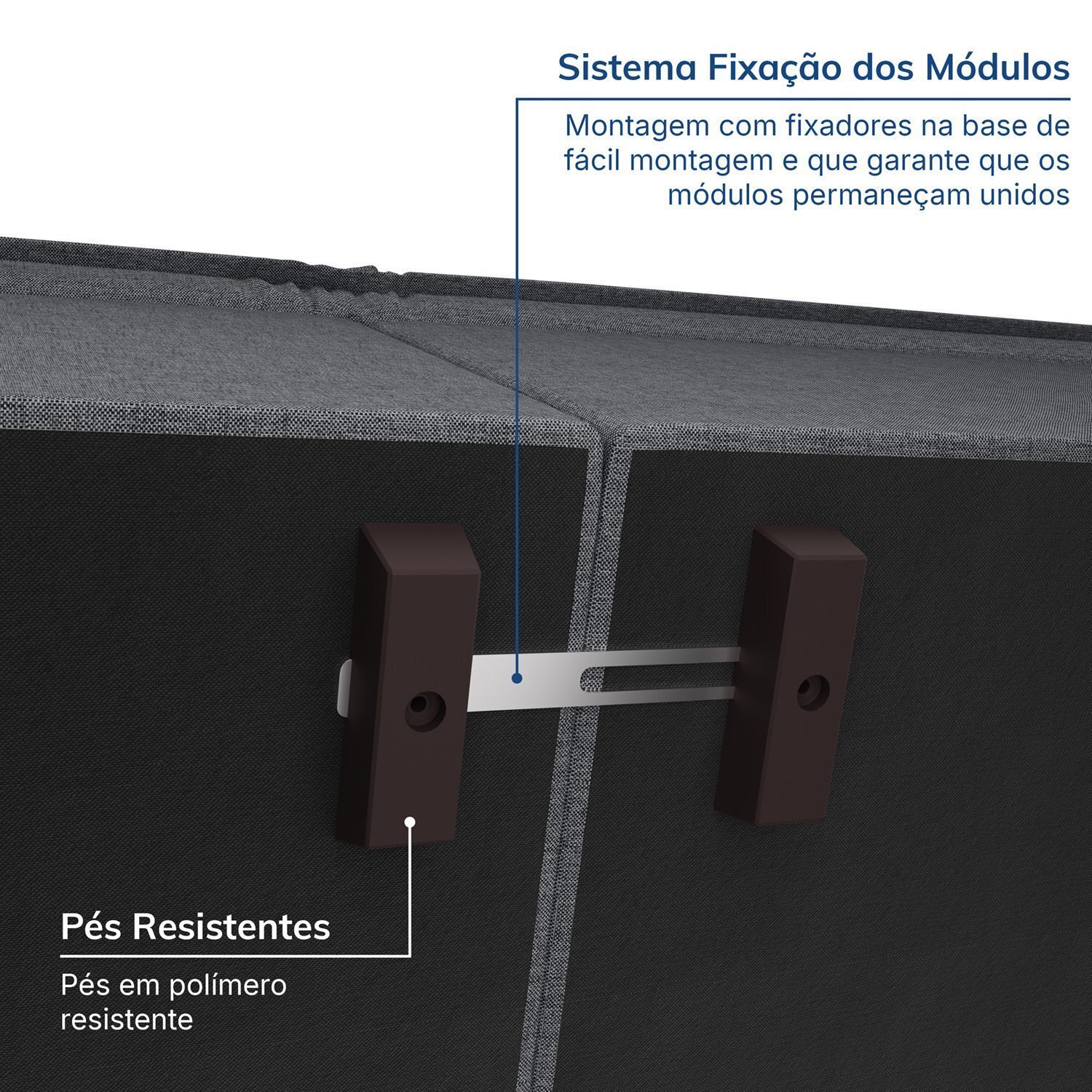 Sofá Modular de Canto 90cm Zen Cabecasa Madeiramadeira - 4