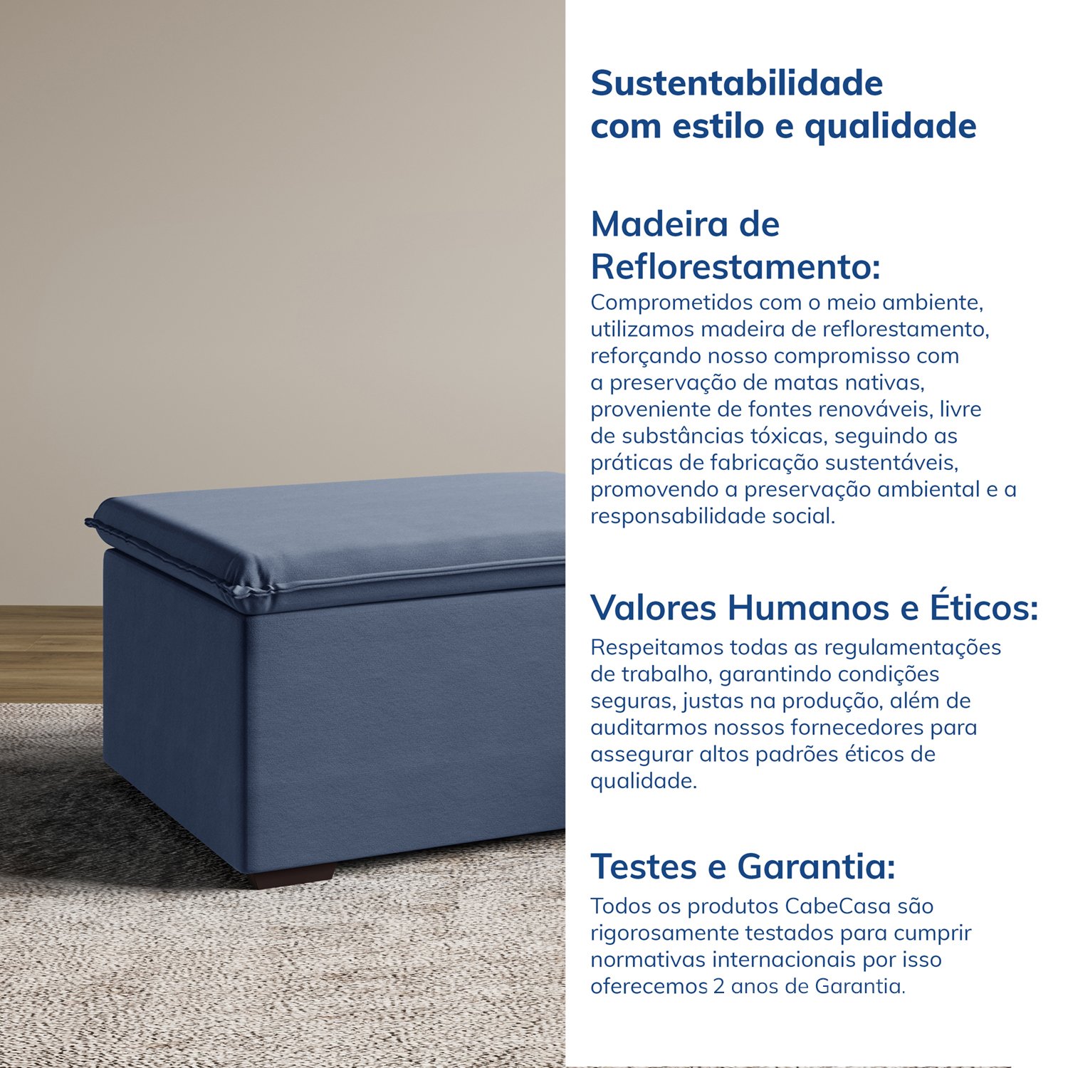 Sofá Modular Puff 70cm Zen Cabecasa Madeiramadeira - 7