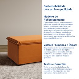 Sofá Modular Puff 70cm Zen CabeCasa MadeiraMadeira - 7