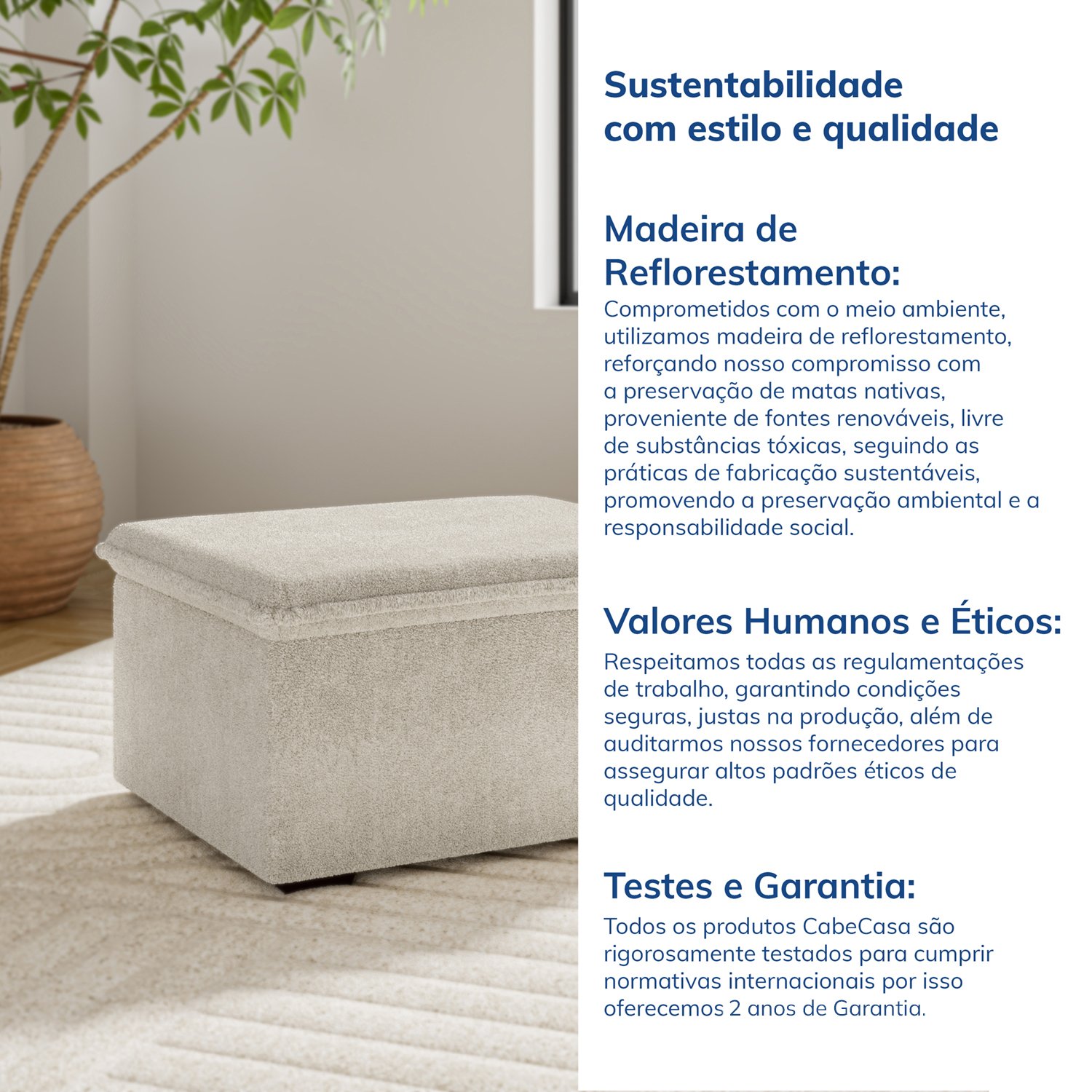 Sofá Modular Puff 70cm Zen Cabecasa Madeiramadeira - 7