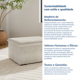 Sofá Modular Puff 70cm Zen CabeCasa MadeiraMadeira - 7