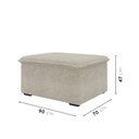 Ver imagem 3 de Sofá Modular Puff 70cm Zen CabeCasa MadeiraOriginals