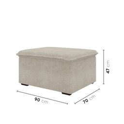 Sofá Modular Puff 70cm Zen CabeCasa MadeiraMadeira - 3