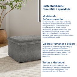 Sofá Modular Puff 70cm Zen CabeCasa MadeiraMadeira - 7