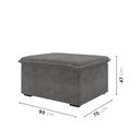 Ver imagem 3 de Sofá Modular Puff 70cm Zen CabeCasa MadeiraOriginals