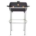 Ver imagem 3 de Churrasqueira Alumínio Fundido a Bafo Preta Pé e Suporte