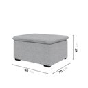 Ver imagem 3 de Sofá Modular Puff 70cm Zen CabeCasa MadeiraOriginals