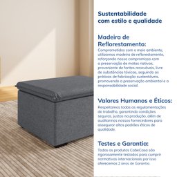 Sofá Modular Puff 70cm Zen CabeCasa MadeiraMadeira - 7