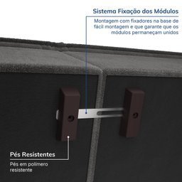 Sofá Modular Central 85cm Zen CabeCasa MadeiraMadeira - 4