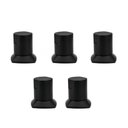 Ver imagem 1 de Kit 05 Und Acabamento de Registro Preto Encaixe Padrão Deca Docol 1.2 e 3.4 Docol