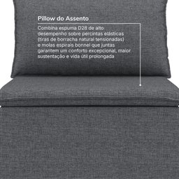 Sofá Modular Central 85cm Zen CabeCasa MadeiraMadeira - 5