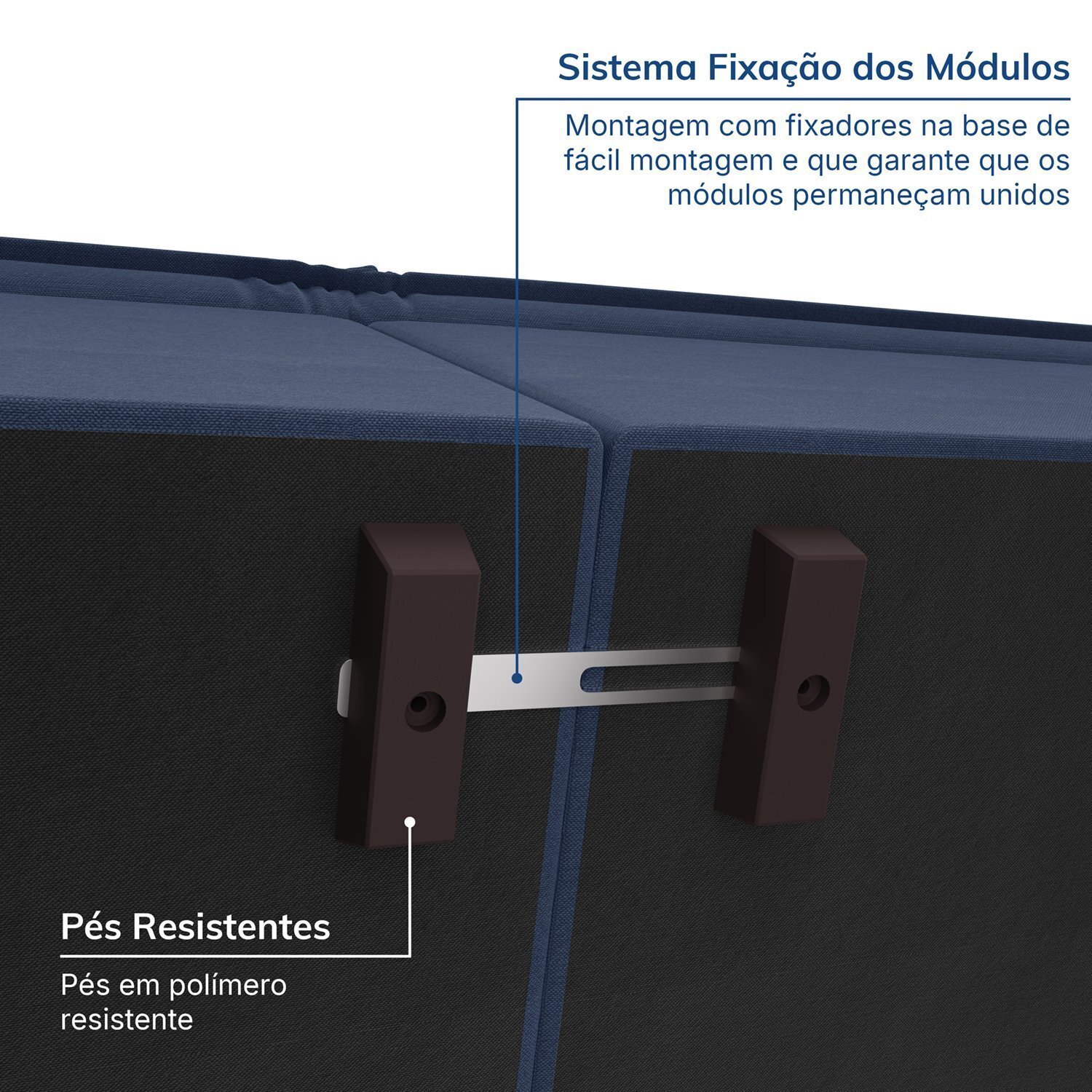 Sofá Modular com Braço Direito 105cm Zen Cabecasa Madeiramadeira - 4