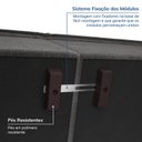 Ver imagem 4 de Sofá Modular com Braço Direito 105cm Zen CabeCasa MadeiraOriginals