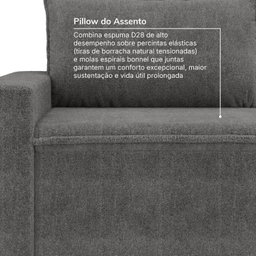 Sofá Modular Com Braço Direito 105cm Zen CabeCasa MadeiraMadeira - 6