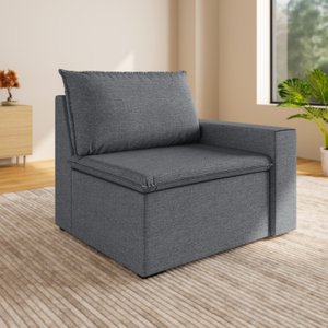 Sofá Modular Com Braço Direito 105cm Zen CabeCasa MadeiraMadeira