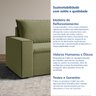 Sofá Modular com Braço Esquedo 105cm Zen CabeCasa MadeiraOriginals - 9