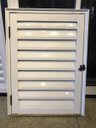 Ver imagem 3 de Portinhola Abrigo Alçapão 80x60 Alumínio Branco Porta