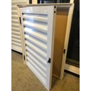 Ver imagem 2 de Portinhola Abrigo Alçapão 80x60 Alumínio Branco Porta