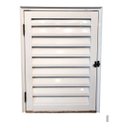 Ver imagem 1 de Portinhola Abrigo Alçapão 80x60 Alumínio Branco Porta