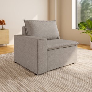 Sofá Modular com Braço Esquedo 105cm Zen CabeCasa MadeiraOriginals