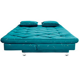 Sofá Cama 3 Lugares Multiuso Sued Premium:tiffany - 3