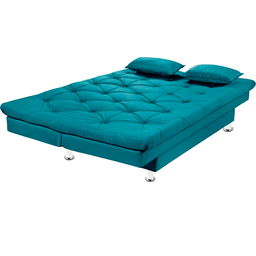 Sofá Cama 3 Lugares Multiuso Sued Premium:tiffany - 4