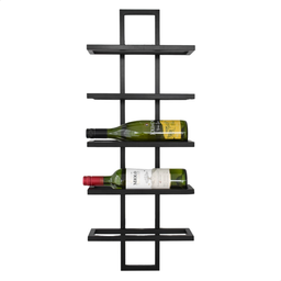 Adega Vertical para 5 Garrafas de Vinho Estilo Industrial - 2