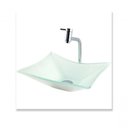 Ver imagem 1 de Cuba Branca de Vidro 39x34cm e Torneira Link e Válvula