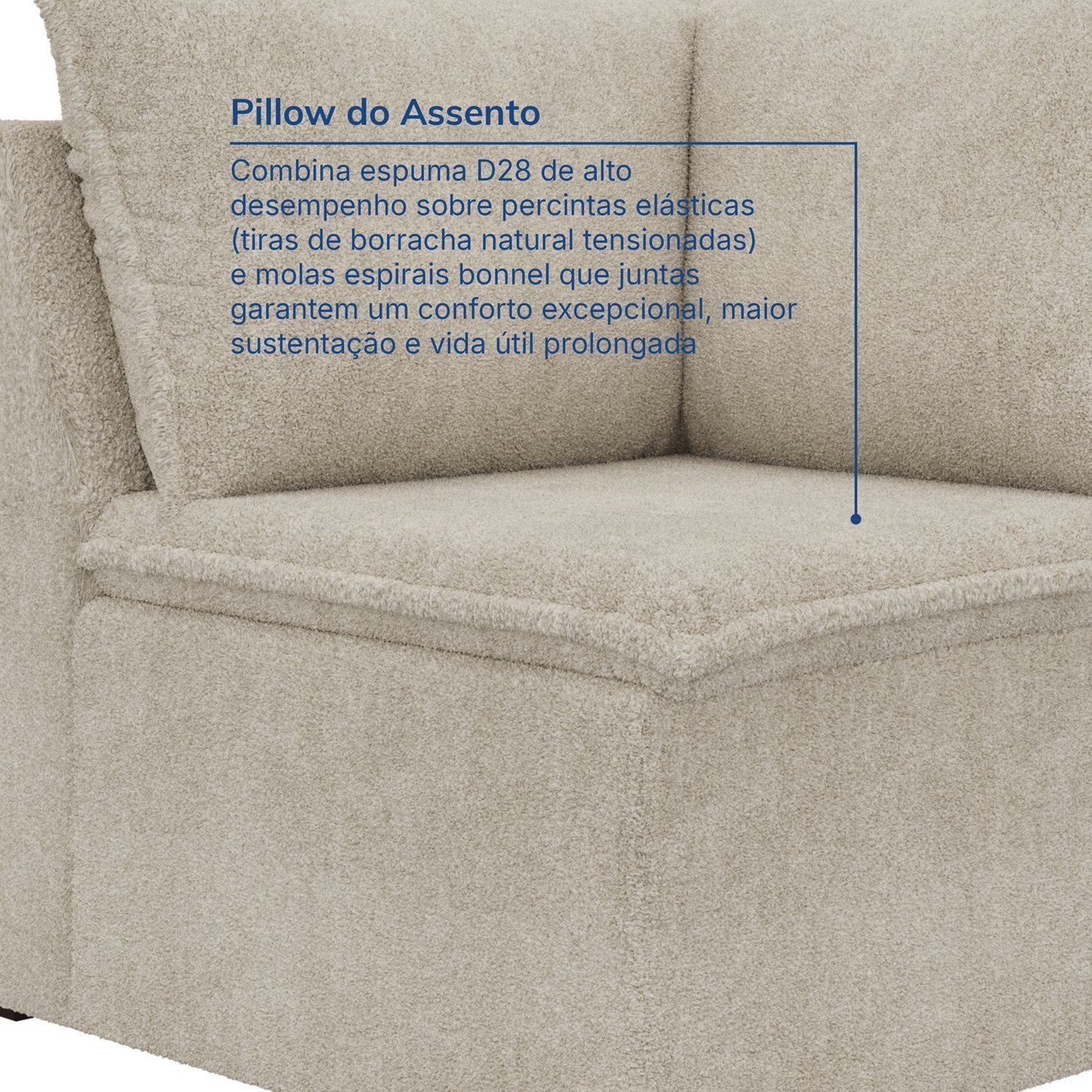 Sofá Modular de Canto 90cm Zen Cabecasa Madeiramadeira - 5