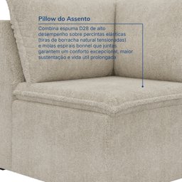 Sofá Modular de Canto 90cm Zen CabeCasa MadeiraMadeira - 5