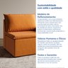 Sofá Modular com Braço Direito 105cm Zen CabeCasa MadeiraOriginals - 9