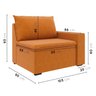 Sofá Modular com Braço Direito 105cm Zen CabeCasa MadeiraOriginals - 3