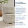 Sofá Modular com Braço Direito 105cm Zen CabeCasa MadeiraMadeira - 9