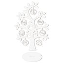 Ver imagem 1 de Árvore Branca com Bolinhas de Natal 28cmx40cm - Cria Arte Laser Branco