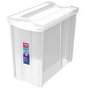 Ver imagem 1 de Caixa Organizadora 16,5l Estreita Alta Plástica Ordene 41x18x30cm Radical Multiuso Transparente