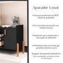 Ver imagem 2 de Aparador Buffet Luxor Retrô com Porta para Barzinho Cantinho do Café e Cozinha - Preto