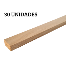 30 Ripas Sarrafos de Pinus 1x2x50cm Aplainado Artesanato - 2