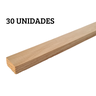30 Ripas Sarrafos de Pinus 1x2x50cm Aplainado Artesanato - 2
