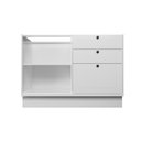 Ver imagem 6 de Cozinha Compacta Modulada 2 Peças 3 Portas 3 Gavetas Sevilha Branco/Ártico/Carvalho Nature